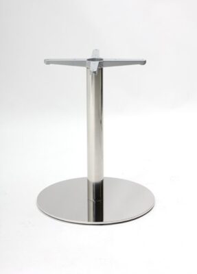 TSA Metal Polemo BP - Flat Disc Stainless Steel Table Base